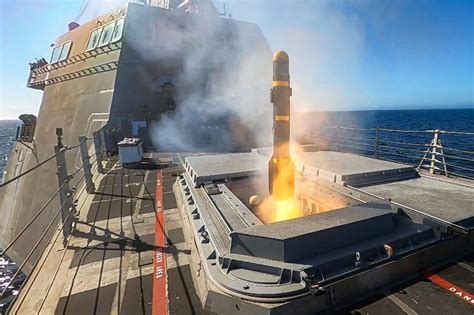 Hellfire missile test firing