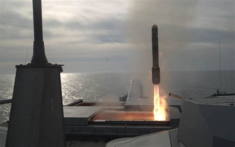 Hellfire missile test firing