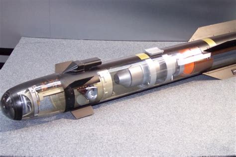 Different variants of the Hellfire missile