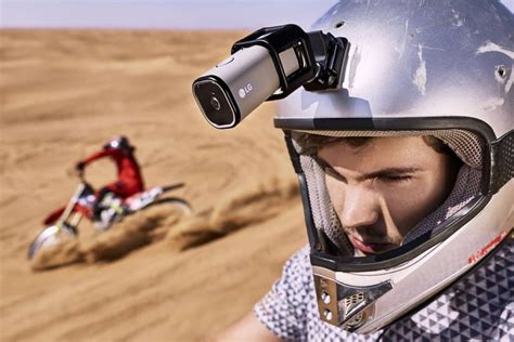 Helmet camera attached to a soldier's helmet