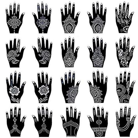 Henna Hand Templates