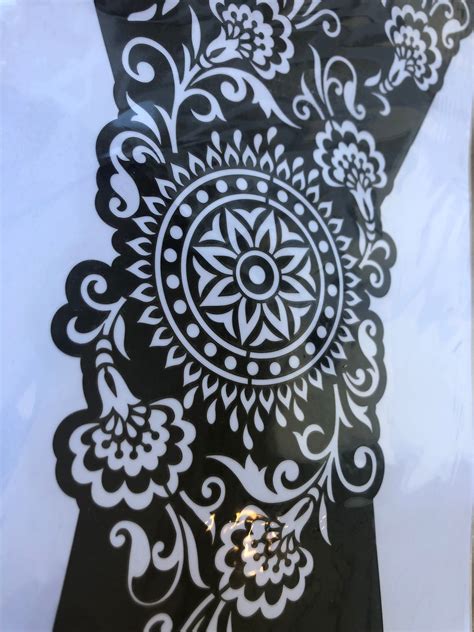 Henna Stencil Patterns for Printing and Artistic Expression