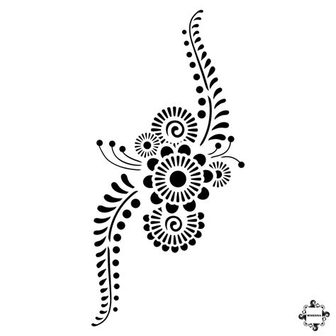 Henna Stencil Pattern 2