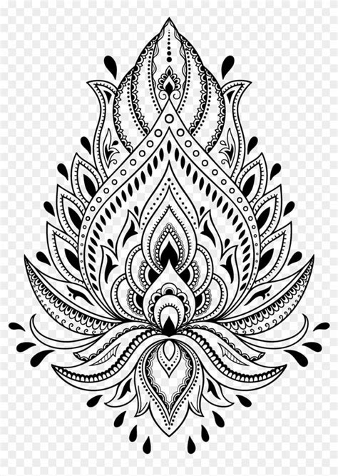 Geometric Henna Stencils Printable Designs