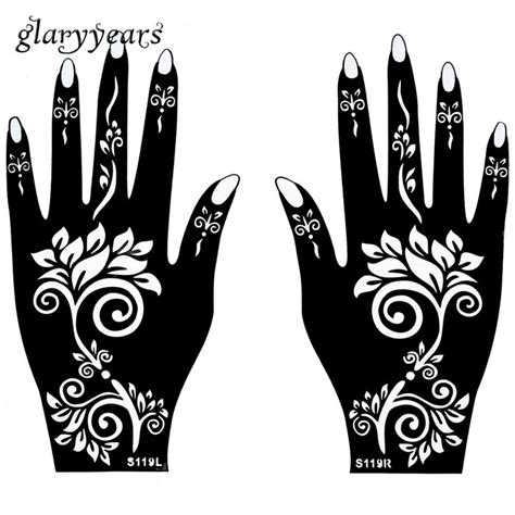 Tribal Henna Stencils Printable Designs