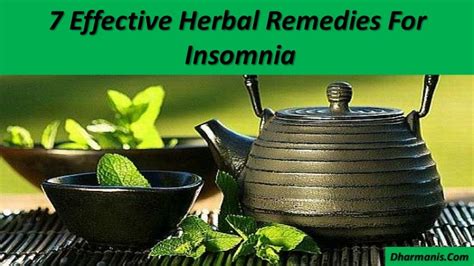 Herbal therapy for sleep