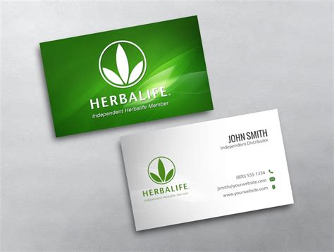 Herbalife Business Card Template 2