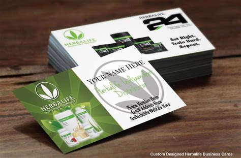 Herbalife Business Card Template 3