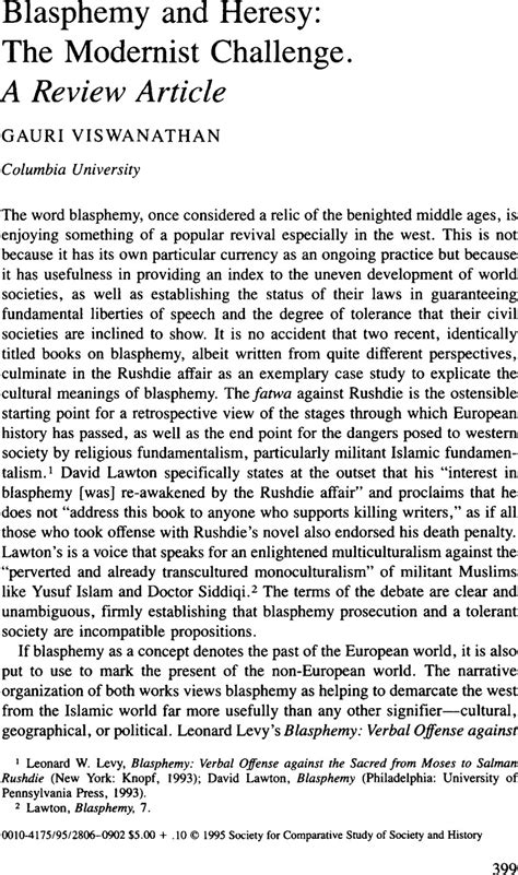 Heresy vs Blasphemy: Understanding the Key Differences