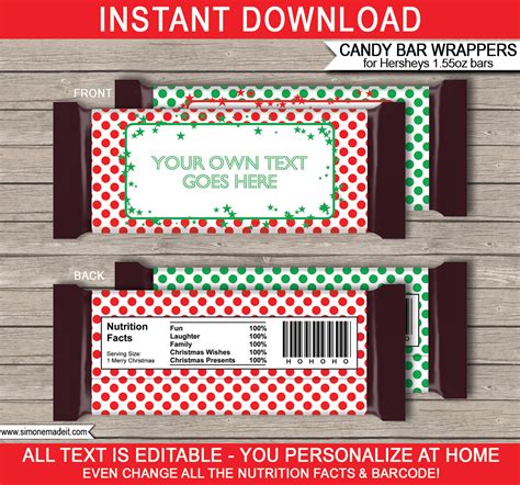 Hershey Bar Wrapper Design 6