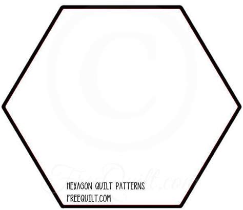 Hexagon Quilt Block Templates