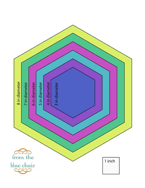 Hexagon Quilt Templates Free