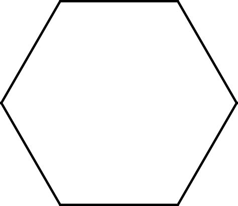 Hexagon Template for Crafting and Design