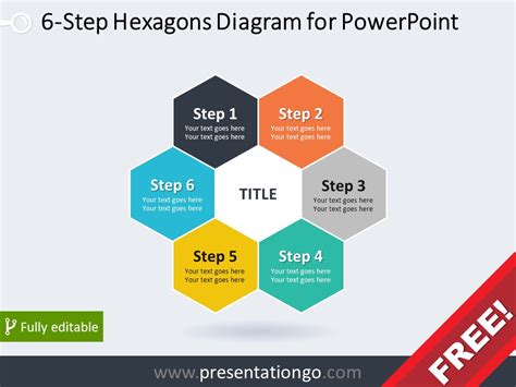 Hexagon Template for Graphic Design Projects