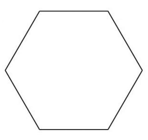 Hexagon Template for Papercrafting