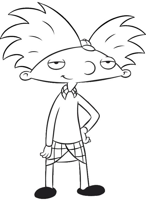 Hey Arnold! coloring pages