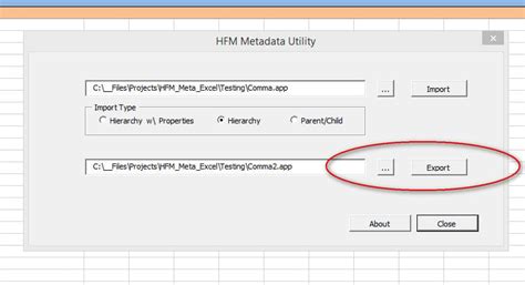 HFM and Excel Add-In Integration