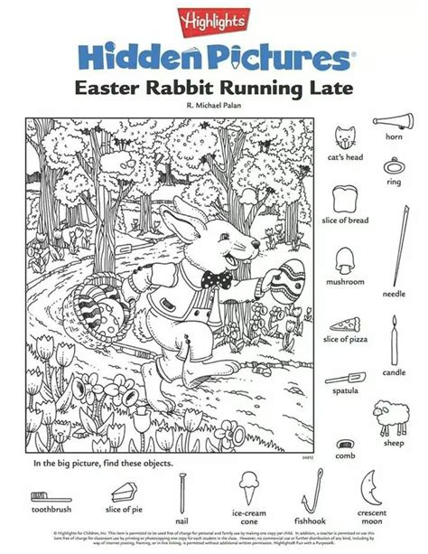 Hidden Easter printable gallery