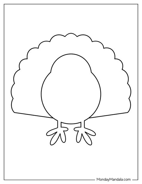 Hide a Turkey Template for Kids