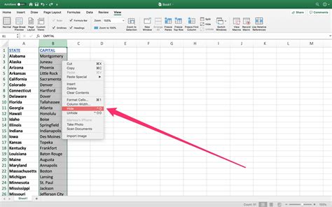 Video Tutorial on Hiding Columns in Excel