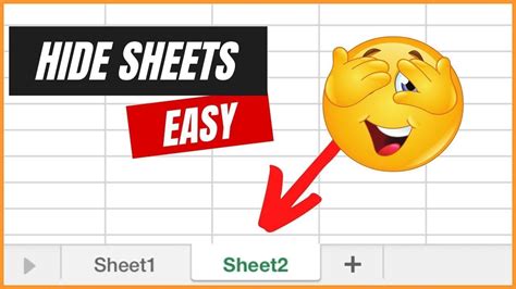 Hiding Excel Sheets with VBA