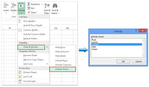 Hide Tabs Excel VBA