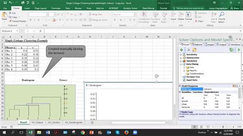 Hierarchical Clustering in Excel