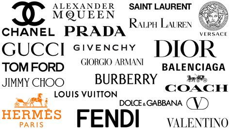 High-end fashion brands