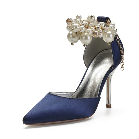 High Heels Navy Prom Dress