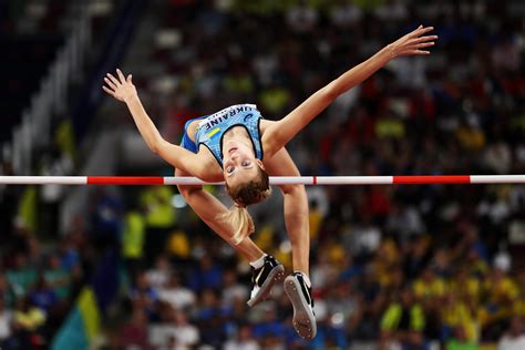 High Jump Athlete in Action