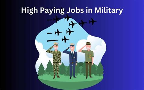 High-paying military jobs