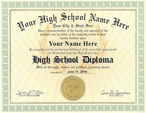 High School Diploma