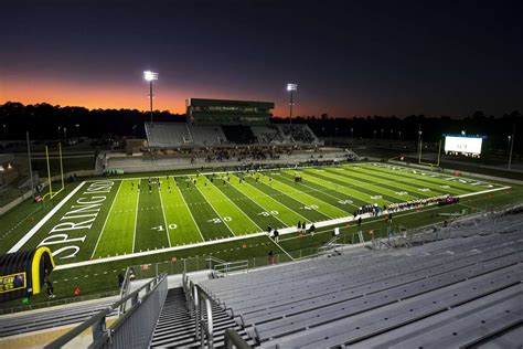 High school football fields