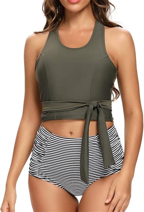 High-waisted swimsuits from Old Navy