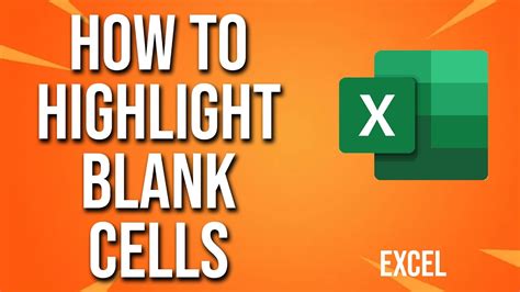 Highlighting blank cells in Excel using Conditional Formatting