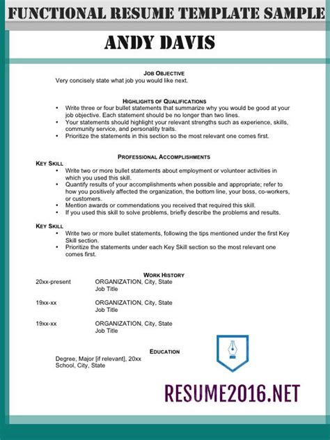 Highlight Relevant Experience Pilot Resume Template