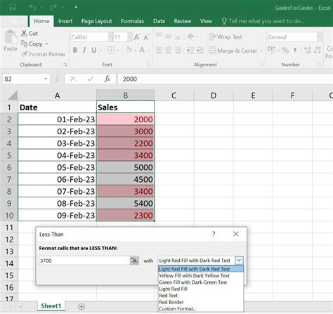 Highlight Next Quarter in Google Sheets