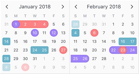 Highlighting Dates Within Range Gallery 2