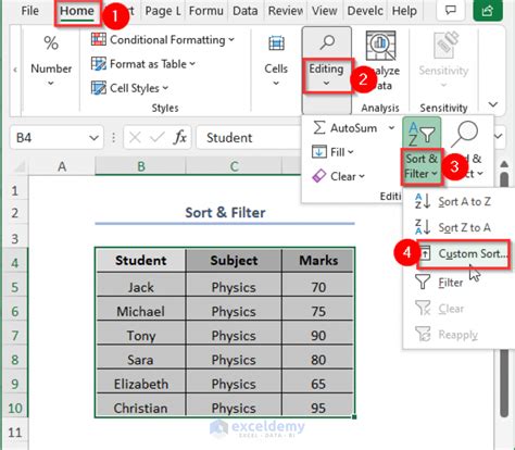 Using Conditional Formatting to Highlight Lowest Scores in Excel