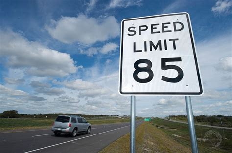 Highway Speed Limit 85 MPH