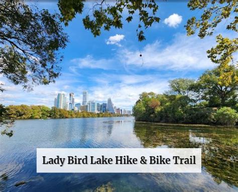 Hikers and bikers on the Lady Bird Lake Hike and Bike Trail