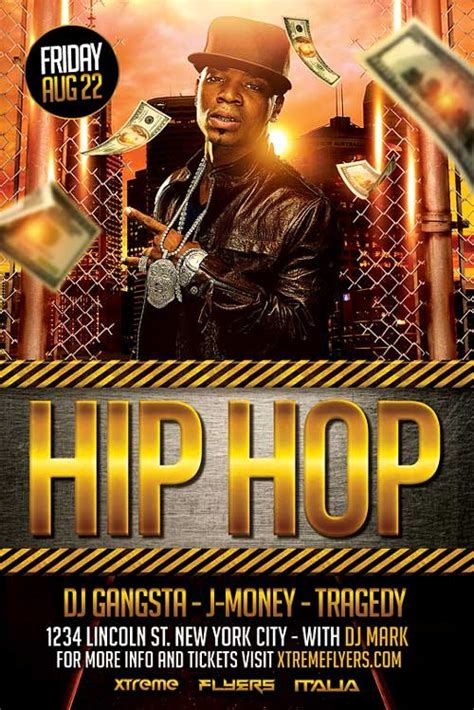 Hip-Hop Party Flyer Template