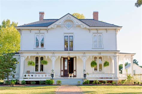 Historic farmhouse scene