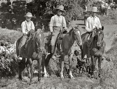 Historical cowboy costume featuring a traditional cowboy hat and bandana