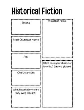 Historical Fiction Template