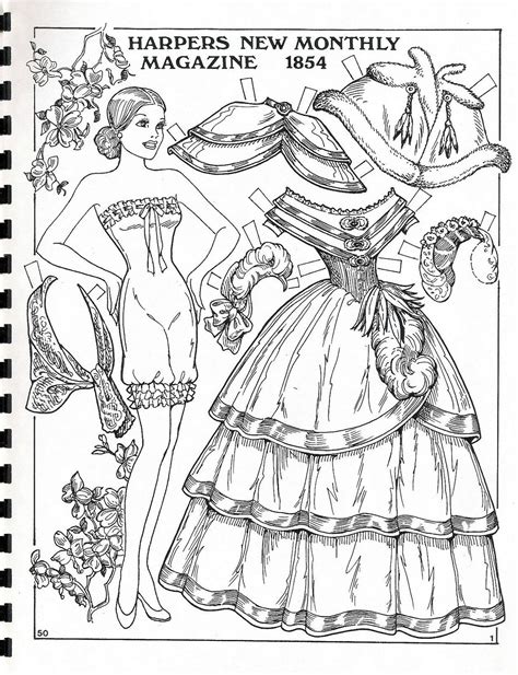 Historical Paper Doll Template