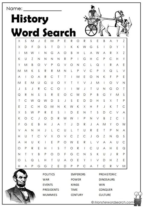 Historical Quest Word Search