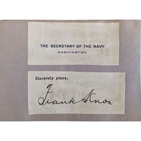 Historical Image of Secretary of the Navy