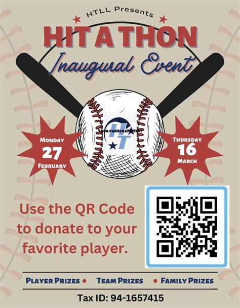 Hit-A-Thon Fundraiser Event