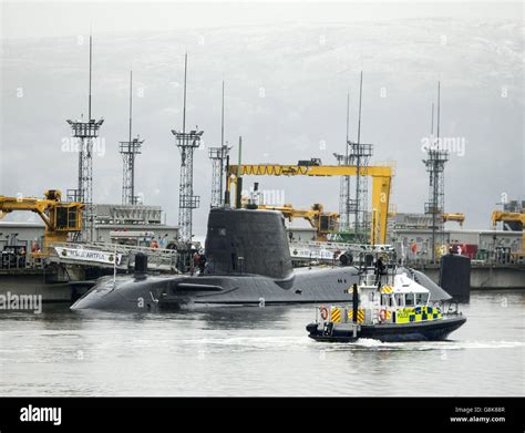 Submarine at HM Naval Base Clyde